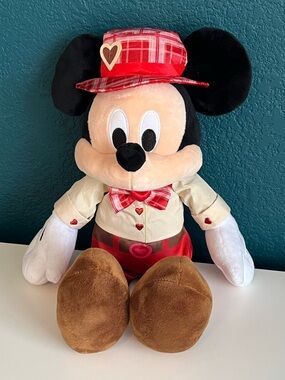 Disney Store Mickey Mouse Valentines Day 2022 Plush Toy